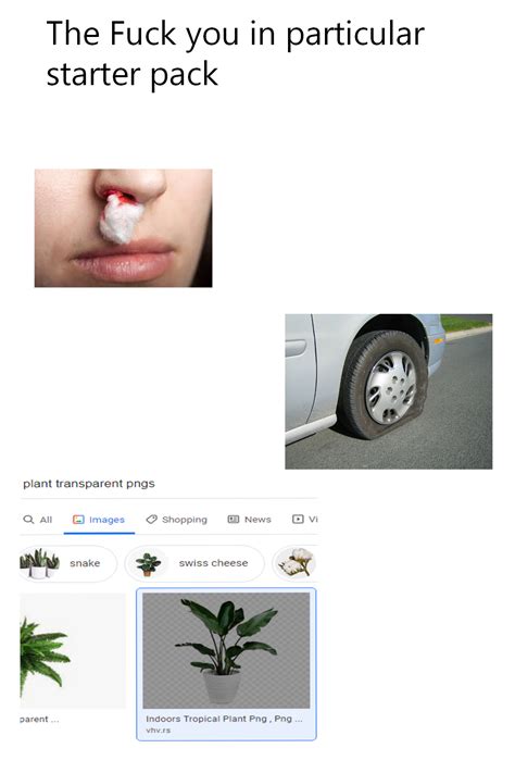 The Fuck You In Particular Starter Pack R Starterpacks