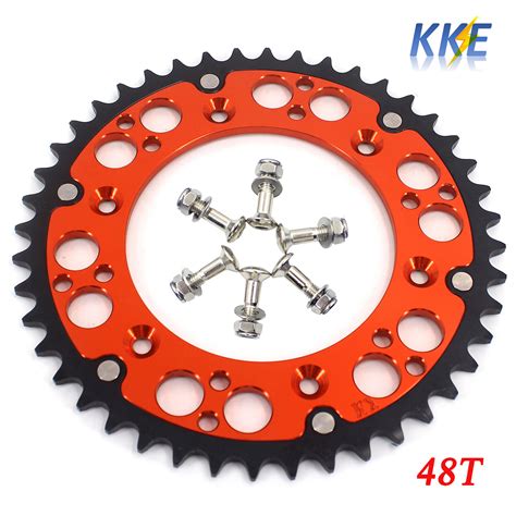 KKE 44T 48T 49T 50T 51T 52T Rear Hybrid Sprocket Fit KTM EXC SX XC XCW