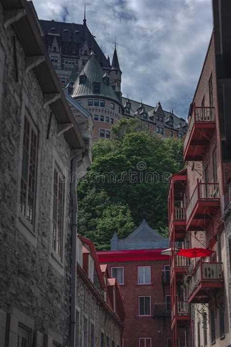 Quebec City Architecture Quebec City Quebec Stock Photo Image Of