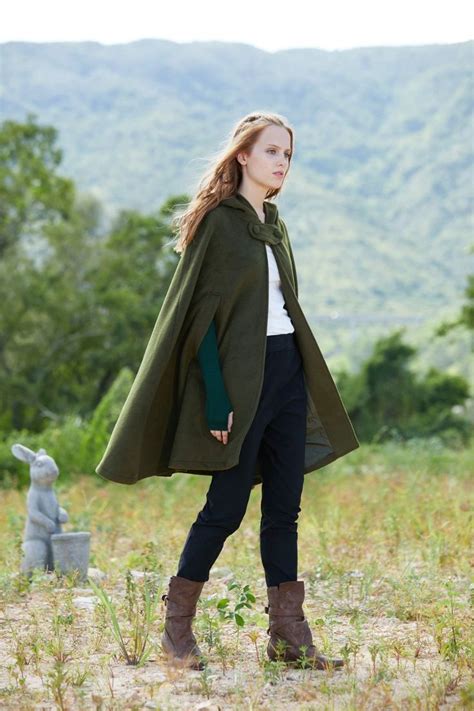 The New Yorker Hooded Cashmere Cape Hooded Wool Coat Winter Coats