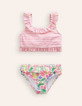 Bikini volanté à motif pêle mêle Motif petites fleurs sirène multi Boden FR