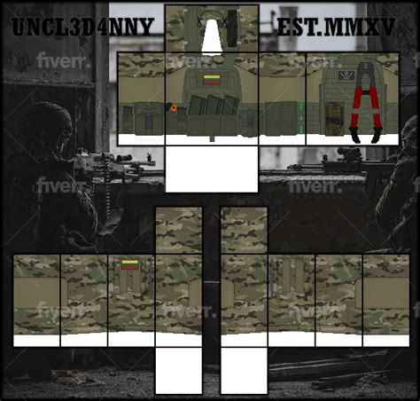 Roblox Military Shirt Template