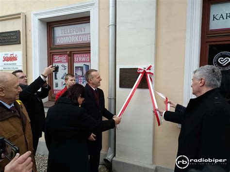 Mi Dzyrzec Uczci Pami Zamordowanych Yd W Tablic Na Gmachu Dawnego