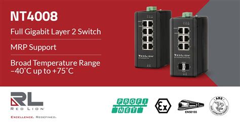 Red Lion Controls On Linkedin Nt4008 Gigabit Managed Ethernet Switches