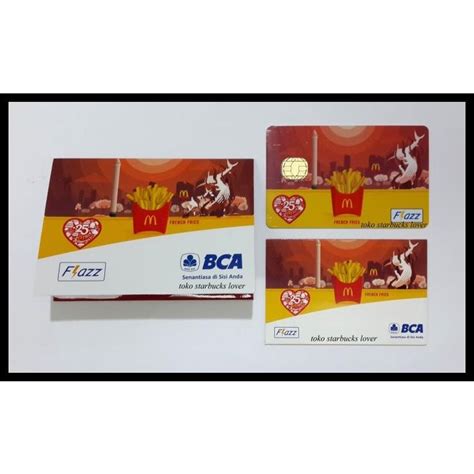 Jual Kartu Flazz Bca Etoll Edisi Mcd Mcdonalds Surabaya Shopee Indonesia