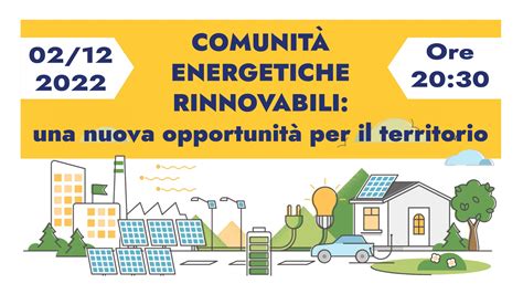 Comunit Energetiche Rinnovabili Un Incontro A Thiene Per Saperne Di Pi