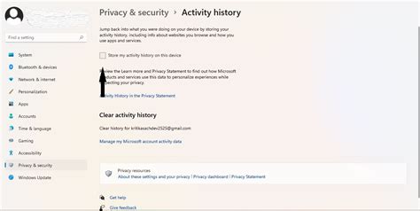 How To Disable Storing Activity History In Windows 11