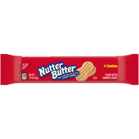 Nutter Butter Peanut Butter Sandwich Cookies 1 9 Oz Kroger