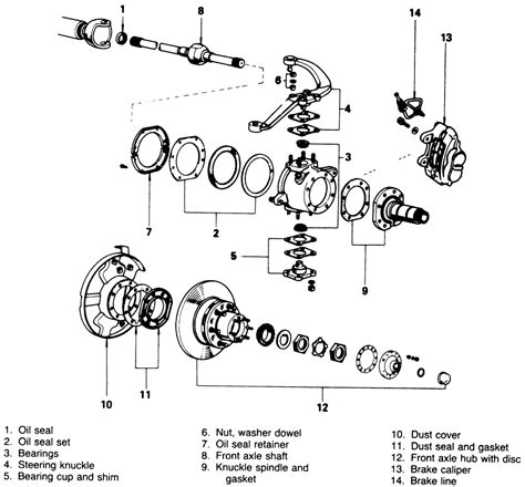 Ford F X Front Hub Assembly Diagram Ford F