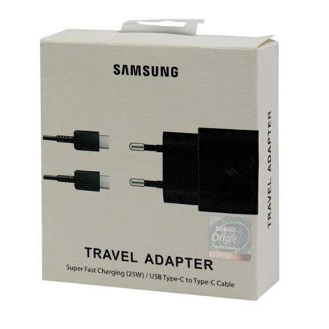 شارژر دیواری فست شارژ Samsung EP TA800 3A PD 25W Type C کابل تبدیل