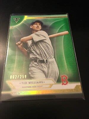 2018 Topps Triple Threads Emerald TED WILLIAMS 259 EBay