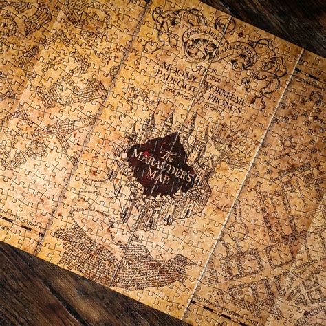 Harry Potter Marauder S Map Premium Puzzle Elbenwald