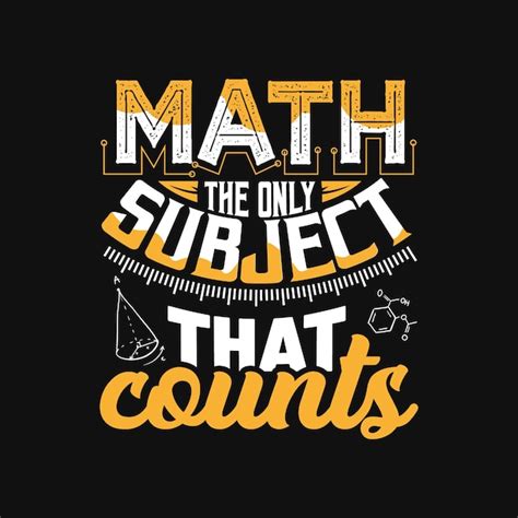 Premium Vector Math T Shirt Design