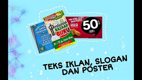 Jenis Jenis Teks Iklan Slogan Dan Poster