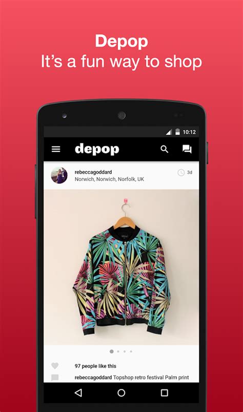 Depop - Streetwear Vintage Fashion Marketplace for Android - Download