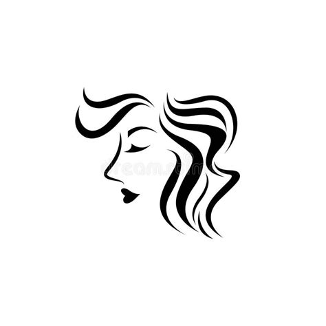 Hair Salon Logo Vector Icon Stock Vector Illustration Of Salon Black 170352099