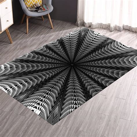 Amazon Optical Illusion Rug Optical Illusion Vortex Rug D