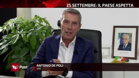 Il Senatore E Presidente Nazionale Udc Antonio De Poli Ospite Di Tg