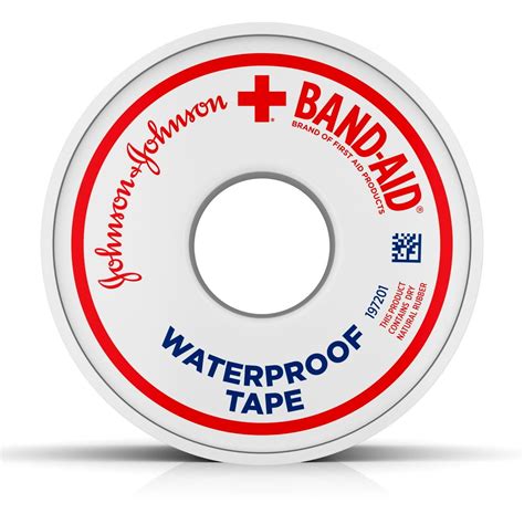 Band-Aid Brand of First Aid Products Waterproof Tape to Secure Bandages ...