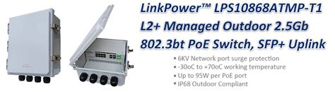 Linkpower Outdoor Gb Bt Poe L Managed Bt Poe Switch Sfp