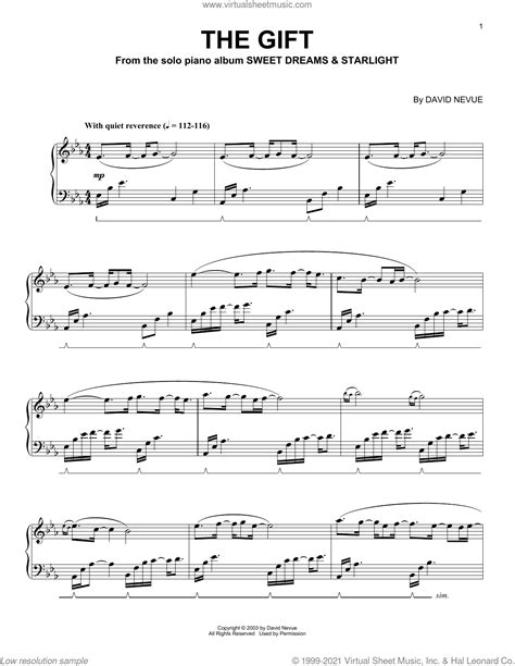 David Nevue The Gift Sheet Music For Piano Solo PDF