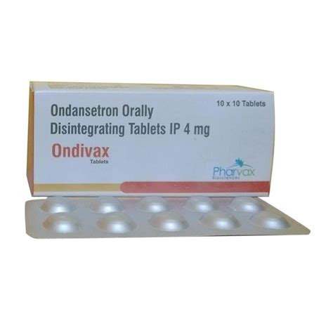 Ondivax Ondansetron Orally Disintegrating Tablets Ip 4 Mg At Rs 600 Box In Panchkula