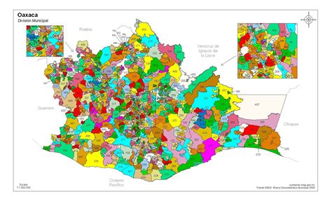 Mapa De Oaxaca Y Sus Municipios Images And Photos Finder