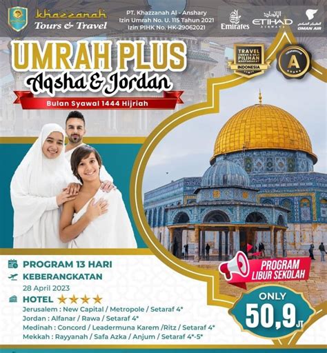 Promo Umroh Bulan April 2023 Termurah Khazzanah Tour Travel Umrah