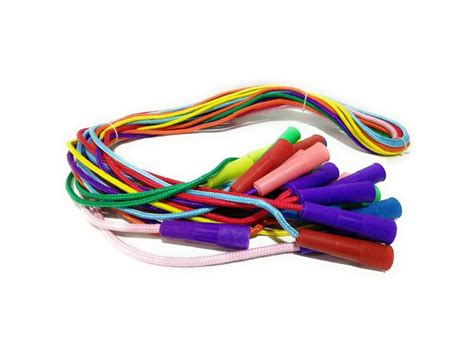 CUERDA PARA SALTAR DE HILO 12 PIEZAS Con 6 Colores Wiwi