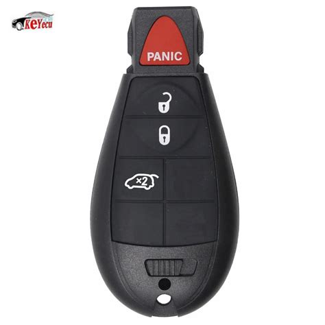 KEYECU Replacement 4 Button Remote Fobik Key Fob Transmitter 433MHz