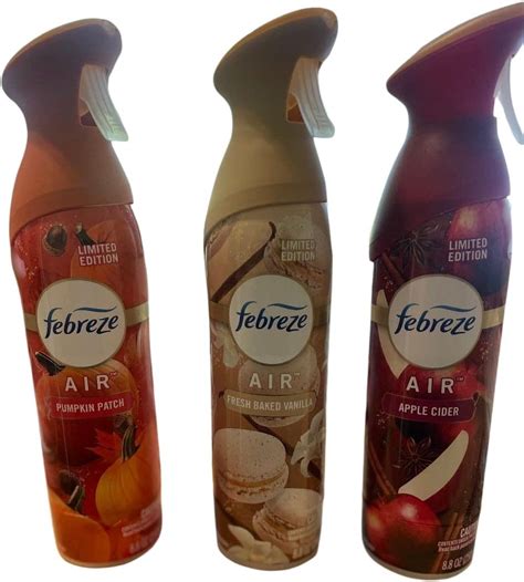 Febreze Air Odor Eliminating Air Freshener Fresh Spiced Apple 2 Ct 88 Fl Oz Each