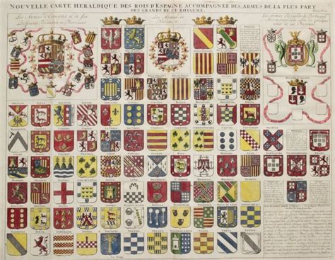 Spanien Coat Of Arms Of The Kings Of Spain H Chatelain Catawiki