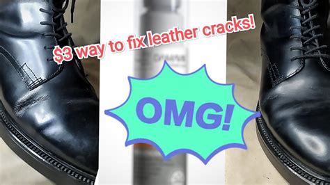 How To Fix Leather Shoes Cracks Youtube