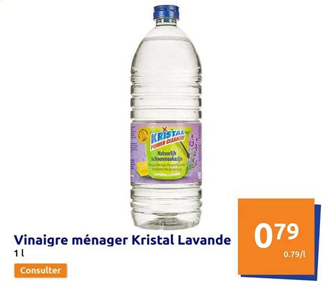 Promo Vinaigre M Nager Kristal Lavande Chez Action Icatalogue Fr