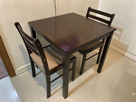 2 Seater Dining Table Set on Carousell