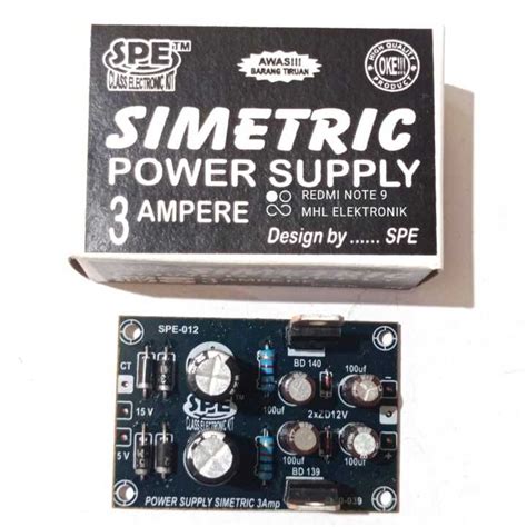 Kit Power Supply Simetris 15 Volt CT 3A By SPEED Lazada Indonesia