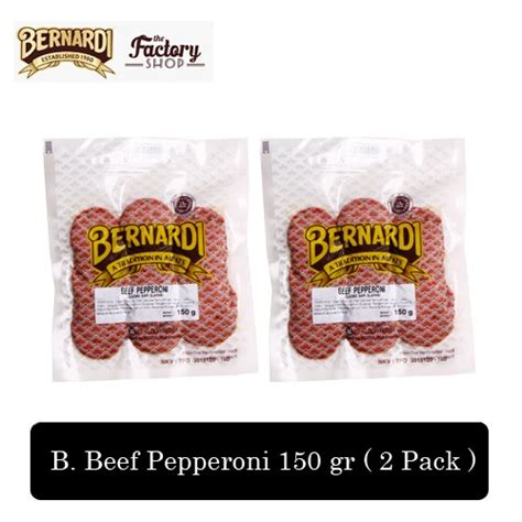 Jual Bernardi Beef Pepperoni Gr Pack Shopee Indonesia