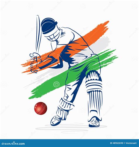 Colorful Cricket Tournament Banner Design Template Cartoon Vector ...