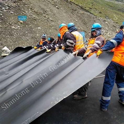 Application Of Hdpe Geomembrane In Mining Tailing Dam Project