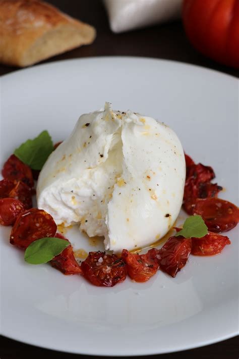 The Cook Time Tomates Cerises Confites Et Burrata