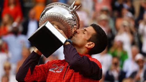 Novak Djokovic Tennis Star Wins Record 23rd Grand Slam After Victory