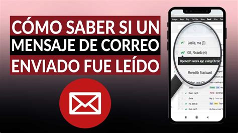 Cómo saber si un mensaje de CORREO ELECTRÓNICO enviado fue leído YouTube