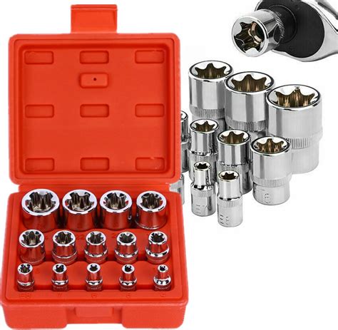 Female E Torx Socket Set Drive E E External Torque