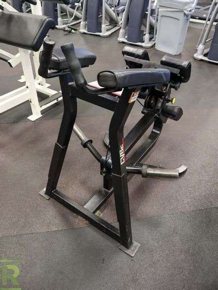 Cybex Kneeling Leg Curl Plate Loaded Machine Roller Auctions