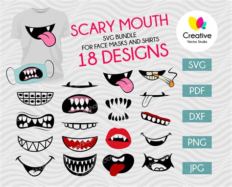 Monster Mouth Svg