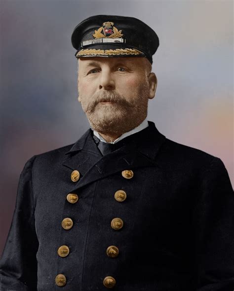 Captain Edward J Smith 1850 1912 Captain Of The Titanic Restored And