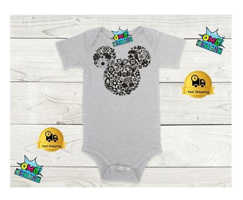 Disney Kids Onesie Disney Onesie Mickey Onesie Minnie Onesie Sold By