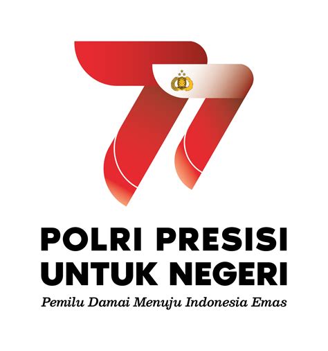 Logo Dan Tema Hut Bhayangkara Ke 77 Tahun 2023 Png Kualitas Hd