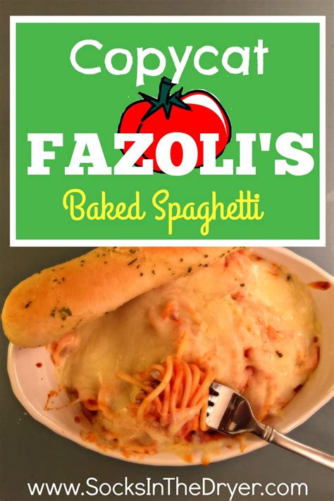 Copycat Fazoli S Baked Spaghetti Recipe Baked Spaghetti Recipe