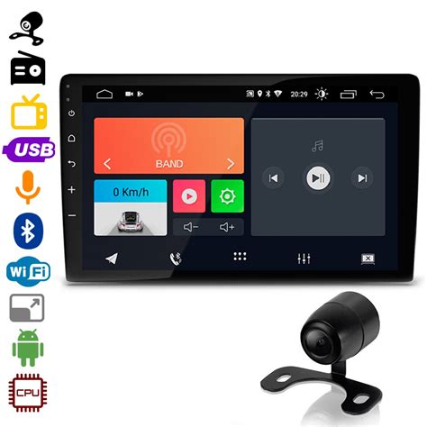 Central Multimídia Faaftech Ft Mm And9 9 Polegadas Sistema Android Aplicativos Bt Usb Câmera